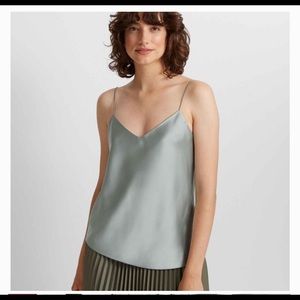 Club Monaco Kora Cami in Greenish Silver - Small